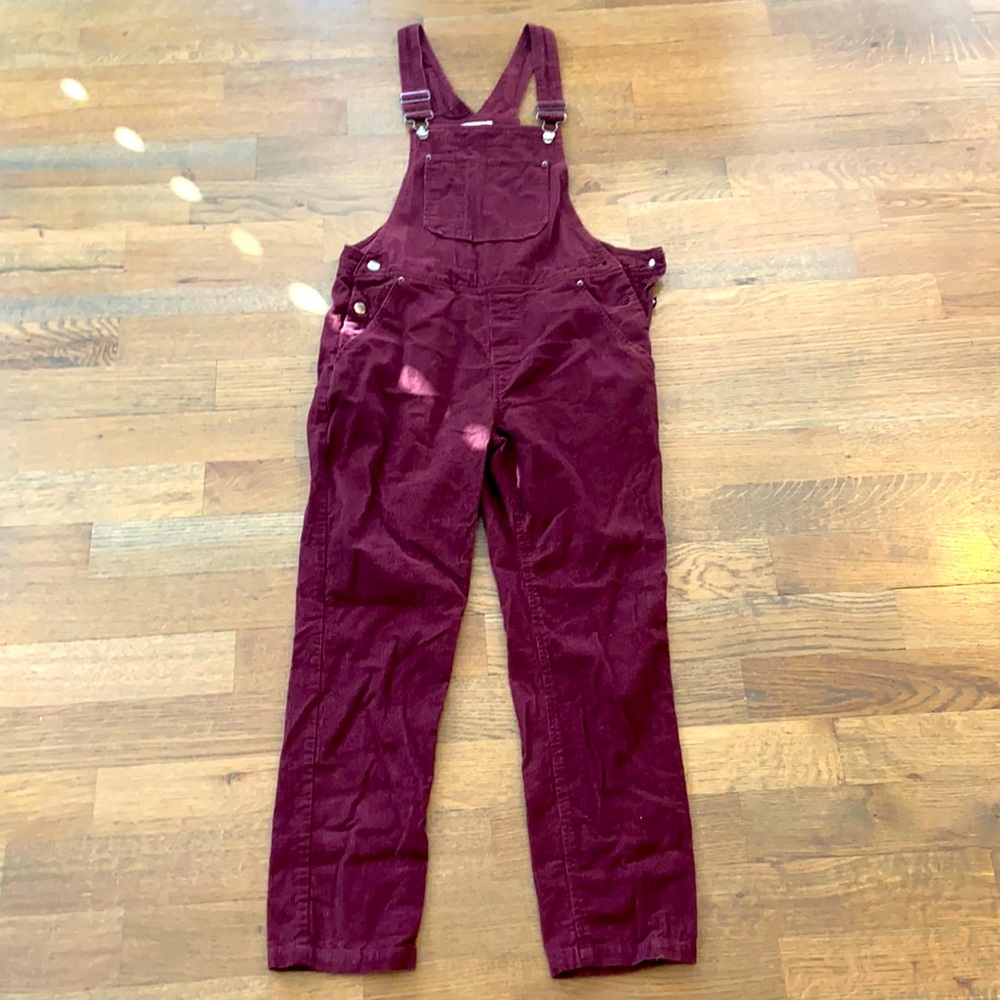 Corduroy overalls!